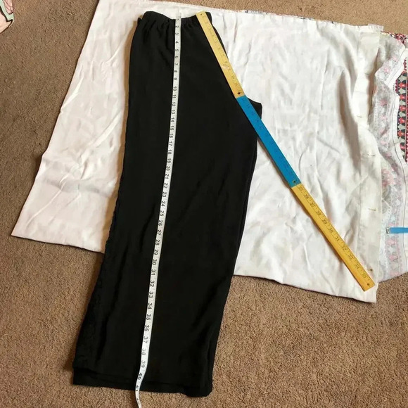 Ny Collection Wide Legs Laces on side of leg Casual Pull on Pants women size XL - Picture 2 of 4